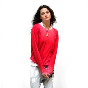 Free City LUCKY RABBIT sweatshirt - hotred rabbit Red size small